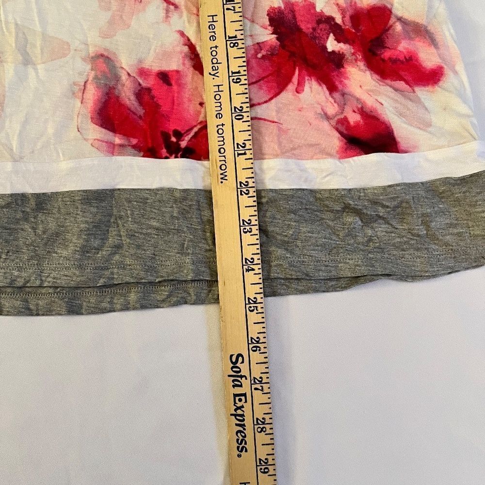 NEW Simply Vera WangβXL Top Pink White Floralβ(Sleepwear) - Picture 5 of 11